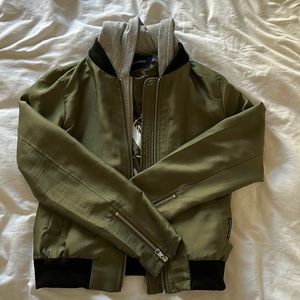 Calvin Klein Green Bomber Jacket